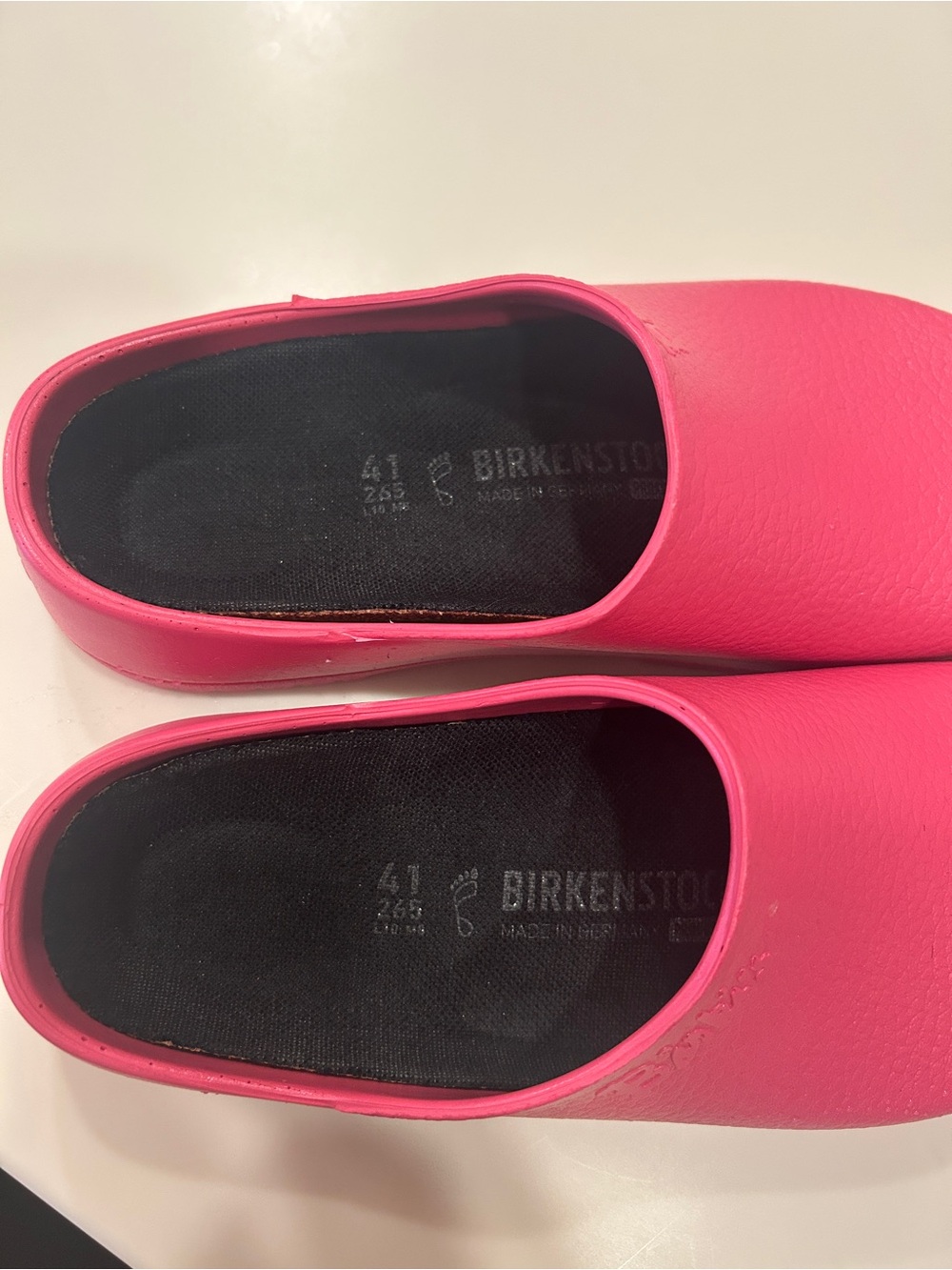 Birkenstock Super Birki clogs in Raspberry Sorbet - Picture 4 of 5